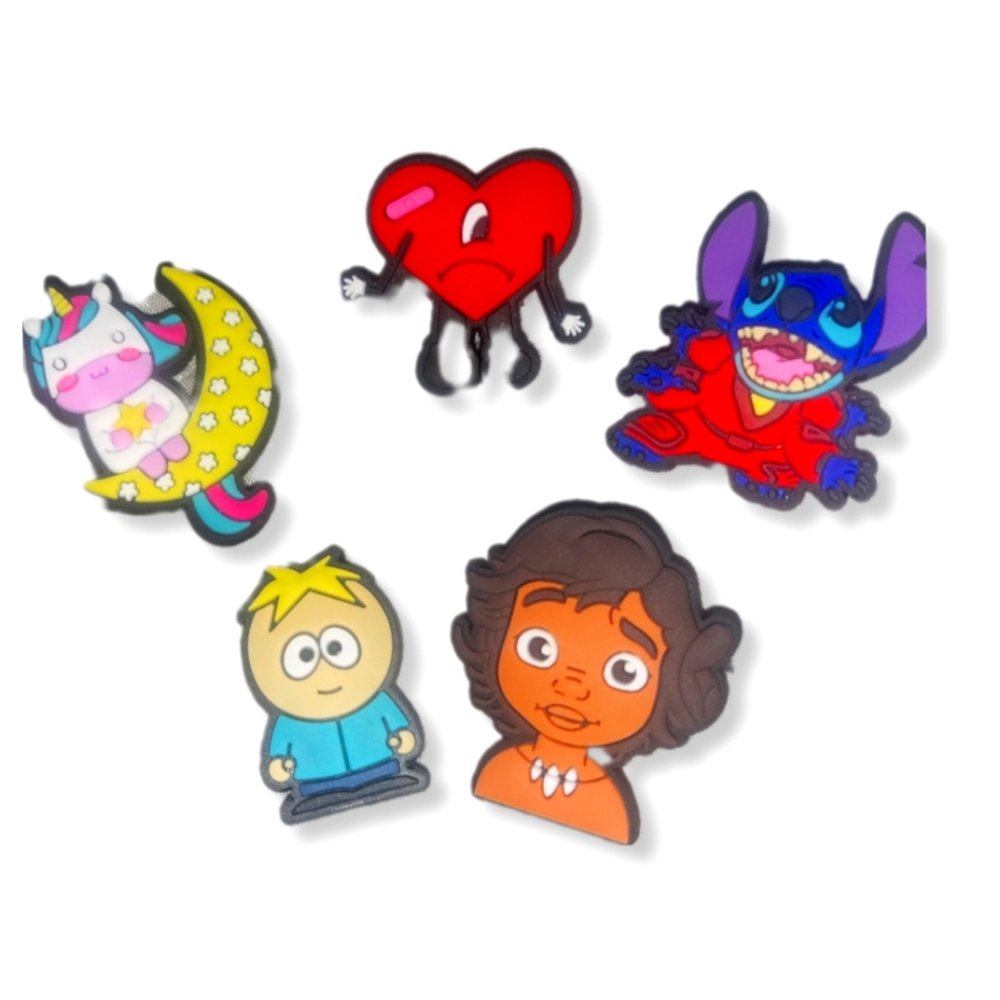 5 Piece Random Shoe Charms - Picture 1 of 3